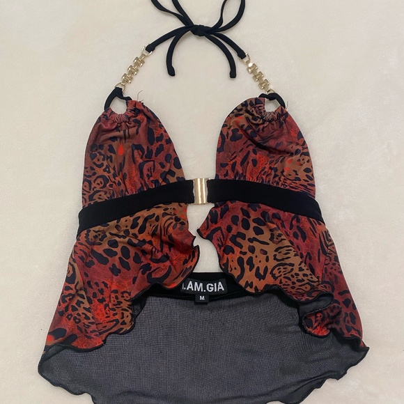 I.AM.GIA Tops - I.AM.GIA Aphea Top Size M Animal Print